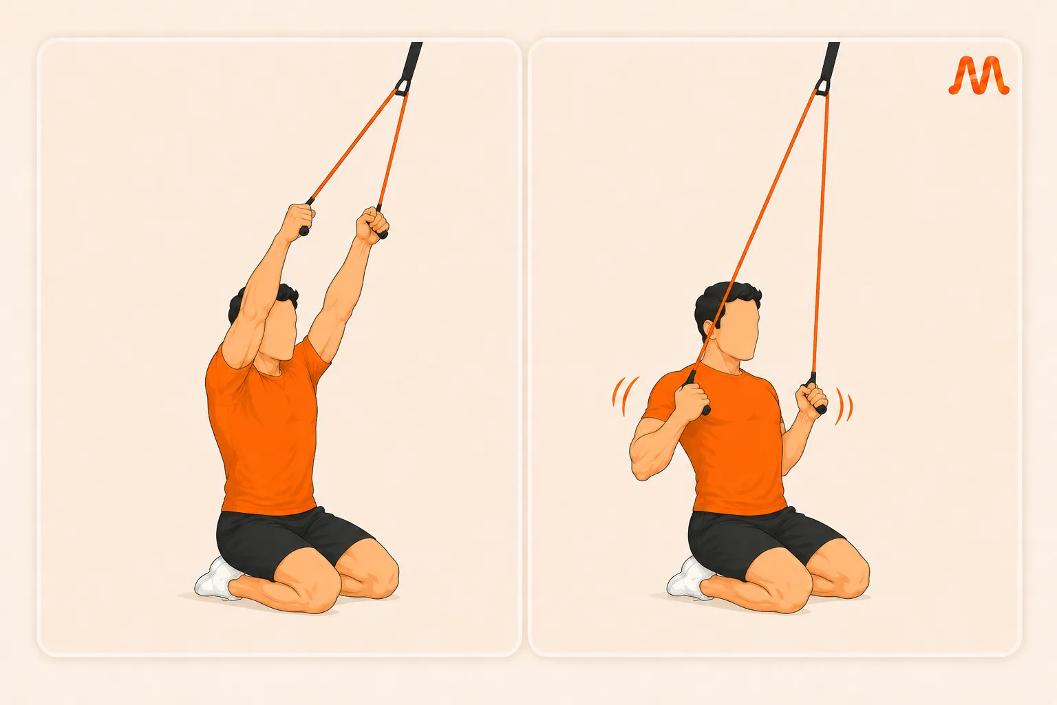 Band Lat Pulldown exercise illustration