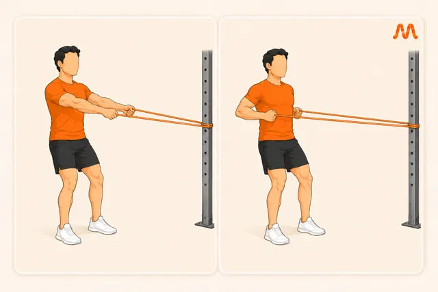 Band Row exercise illustration