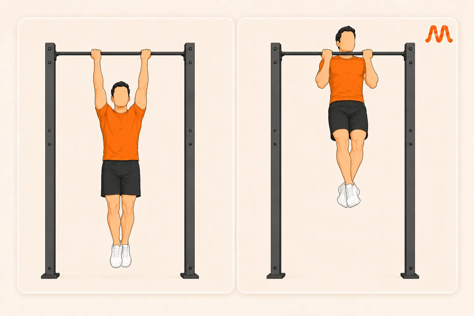 Chin-Up (or Assisted) exercise illustration