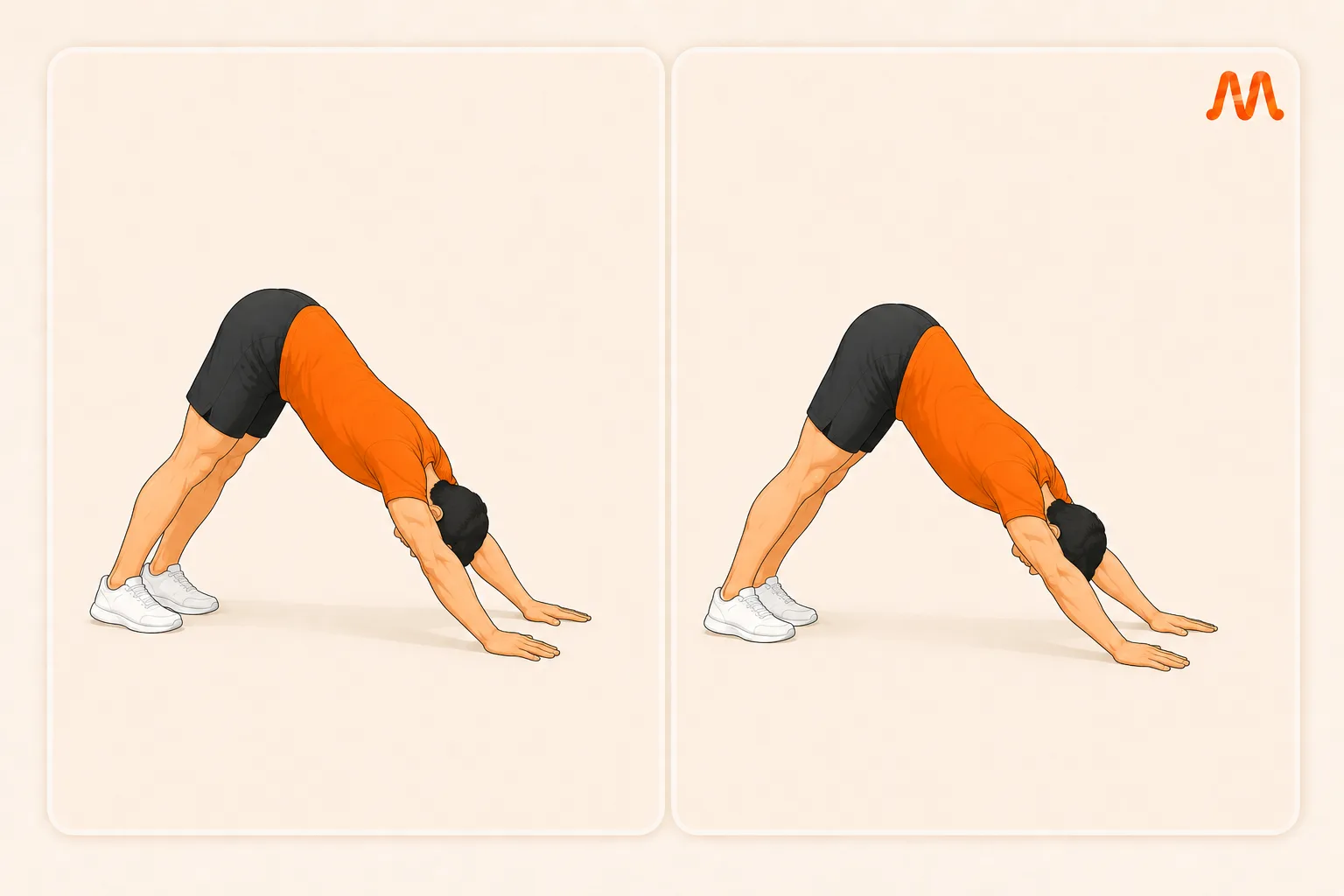 Downward Dog exercise illustration