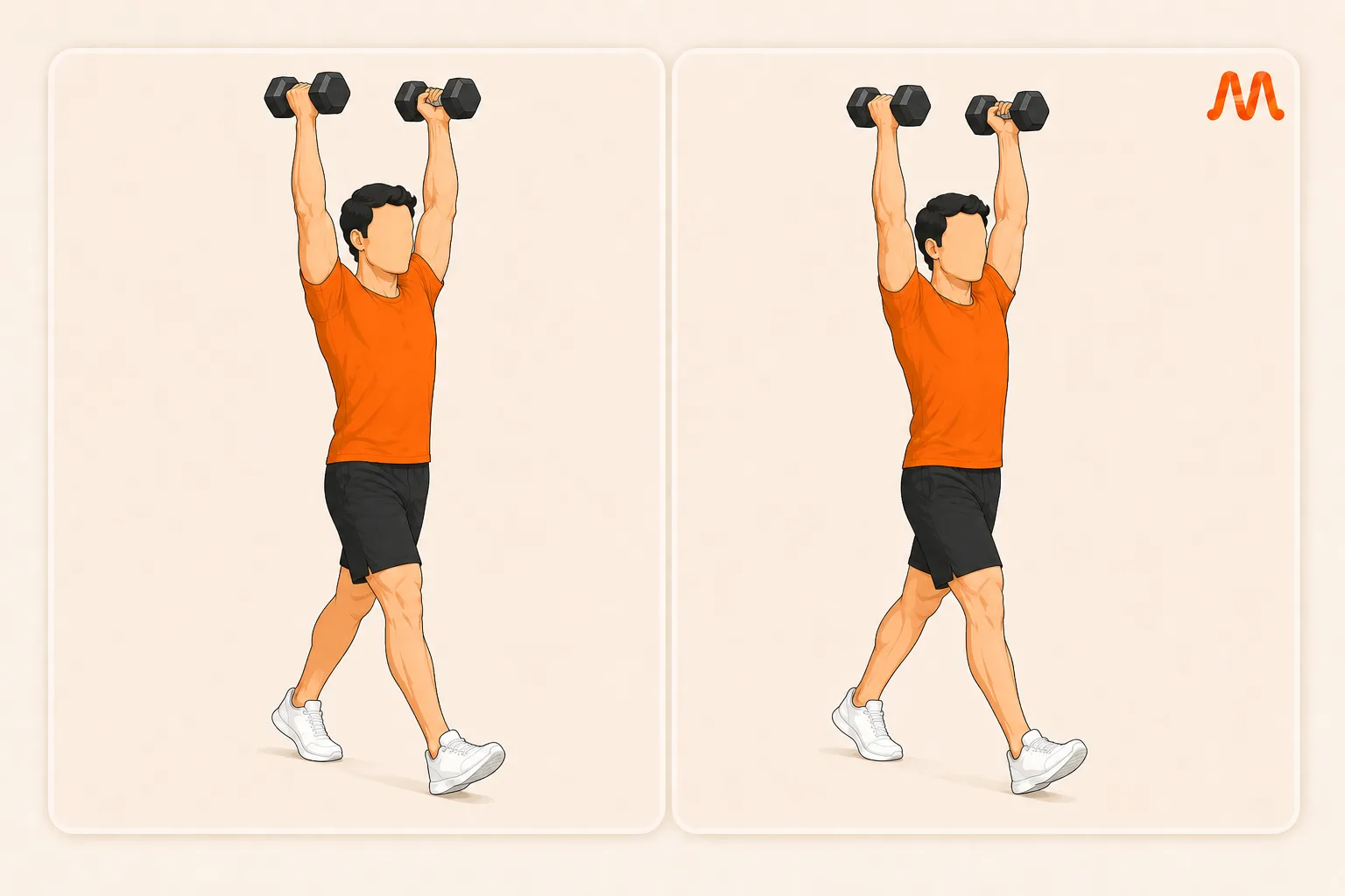 Overhead Carry exercise illustration