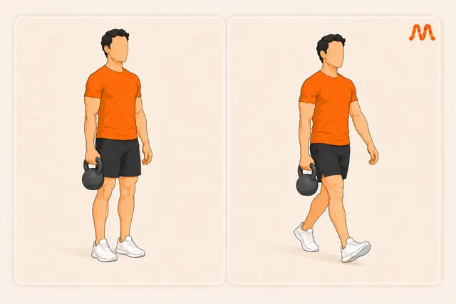 Suitcase Carry (One Side) exercise illustration